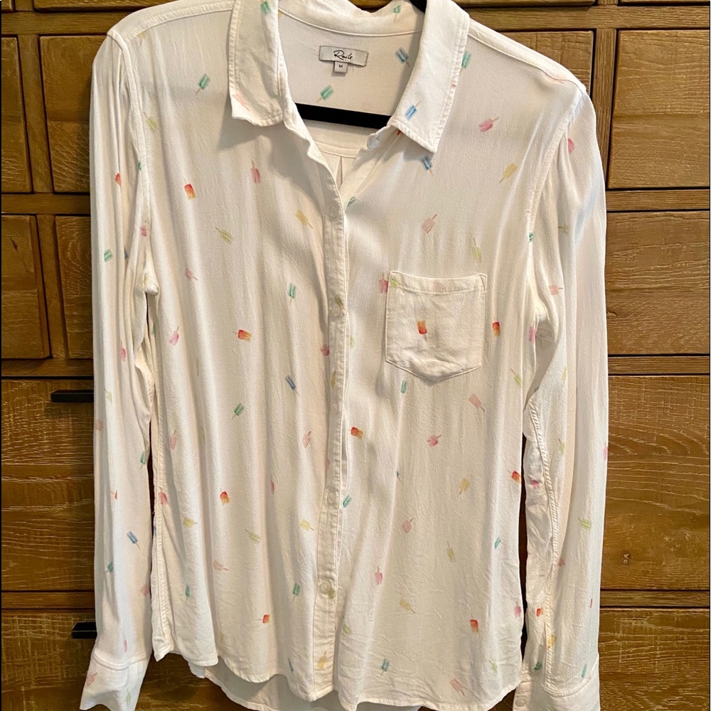 Rails popsicle button down size medium